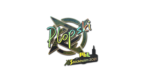 Sticker | Plopski (Holo) | Stockholm 2021
