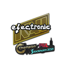 Sticker | electroNic | Stockholm 2021