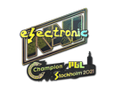 Sticker | electroNic (Holo) | Stockholm 2021/20fx20