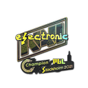 Sticker | electroNic (Holo) | Stockholm 2021