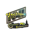 Sticker | electroNic (Holo) | Stockholm 2021