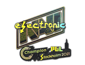 Sticker | electroNic (Holo) | Stockholm 2021