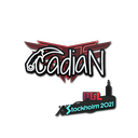 Sticker | cadiaN | Stockholm 2021
