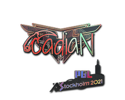 Sticker | cadiaN | Stockholm 2021