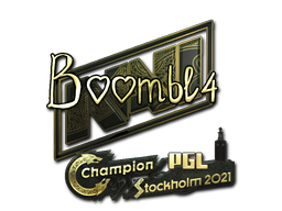 Sticker | Boombl4 (Gold) | Stockholm 2021
