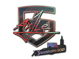 Sticker | Ax1Le (Holo) | Stockholm 2021/20fx20