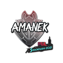 Sticker | AMANEK | Stockholm 2021