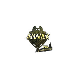 Sticker | AMANEK (Gold) | Stockholm 2021