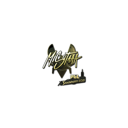 Sticker | misutaaa (Gold) | Stockholm 2021