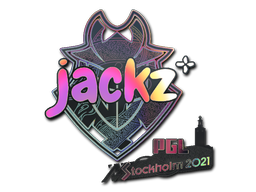 Adesivo | JACKZ (Holográfico) | Estocolmo 2021