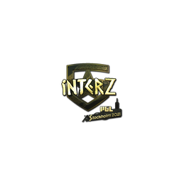 Sticker | interz (Gold) | Stockholm 2021