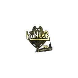 free cs2 skins Sticker | huNter- (Gold) | Stockholm 2021