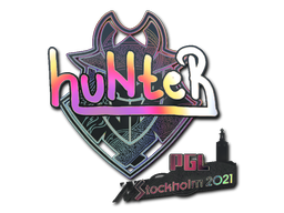 Sticker | huNter- (Holo) | Stockholm 2021