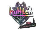 Sticker | huNter- (Holo) | Stockholm 2021