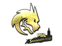 Sticker | Team Spirit (Gold) | Stockholm 2021