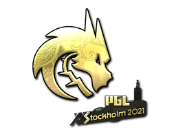 Sticker | Team Spirit (Gold) | Stockholm 2021