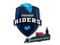 Sticker | Movistar Riders | Stockholm 2021