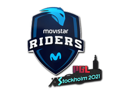 Sticker | Movistar Riders | Stockholm 2021
