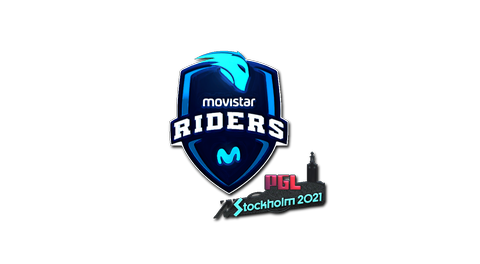 Sticker | Movistar Riders (Foil) | Stockholm 2021