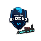 Sticker | Movistar Riders | Stockholm 2021