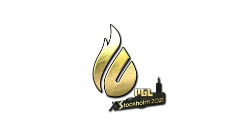 Sticker | Copenhagen Flames (Gold) | Stockholm 2021