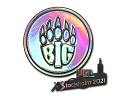 Наклейка | BIG (Holo) | Stockholm 2021