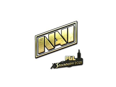 Autocolante | Natus Vincere (Gold) | Estocolmo 2021