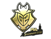 Sticker | G2 Esports (Gold) | Stockholm 2021