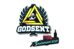 Sticker | GODSENT (Foil) | Stockholm 2021