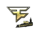 Sticker | FaZe Clan (Gold) | Stockholm 2021