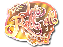 Sticker | Let's Roll-oll (Holo) image