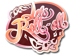 Sticker | Let's Roll-oll image