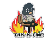 Sticker | This Is Fine (T)