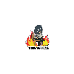 free cs2 skins Sticker | This Is Fine (T)