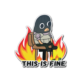 Sticker | This Is Fine (T)