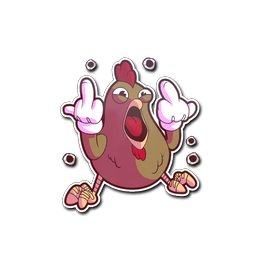 Sticker | Get Clucked