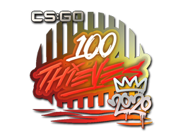 Primary image of skin Sticker | 100 Thieves | 2020 RMR