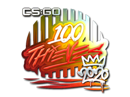 Sticker | 100 Thieves (Foil) | 2020 RMR