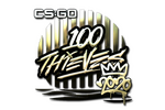 Sticker | 100 Thieves (Gold) | 2020 RMR