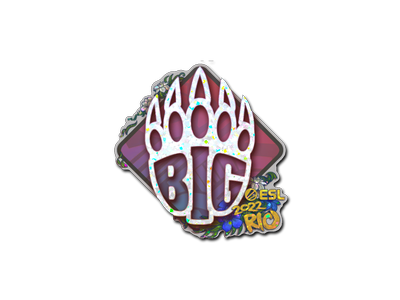 Sticker | BIG (Glitter) | Rio 2022