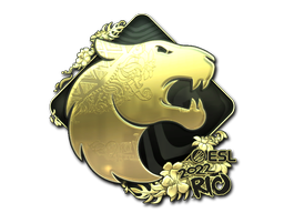 Sticker | FURIA (Gold) | Rio 2022/20fx20