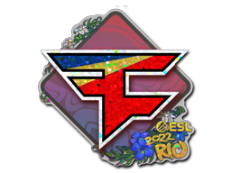 Sticker FaZe Clan (Glitter) Rio 2022 - Buy for CSGO/CS2 on SkinOut.gg