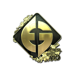 Sticker | Evil Geniuses (Gold) | Rio 2022