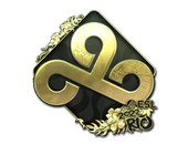 Sticker | Cloud9 (Gold) | Rio 2022