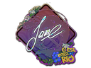 Sticker | Jame (Glitter) | Rio 2022