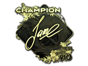 Sticker | Jame (Champion) | Rio 2022