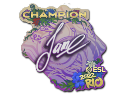 Sticker | Jame (Champion) | Rio 2022/20fx20