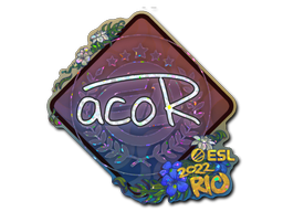 Sticker | acoR (Glitter) | Rio 2022