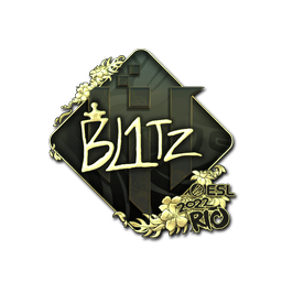 bLitz (Gold) | Rio 2022 Sticker - CS2 Skins