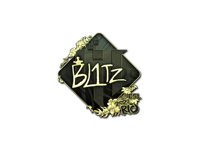 Sticker | bLitz (Gold) | Rio 2022